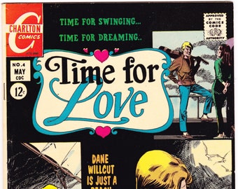 Time for Love 4, Romance comics, Gift books. 1968 Charlton, FVF (7.0)