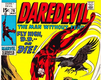 Daredevil; Vol 1, 76 comic books. 1971 Marvel Comics, FVF (7.0)
