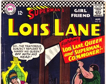 Lois Lane 67, Superman comic, Girlfriend, Gift book. 1966 DC VGFN (5.0)