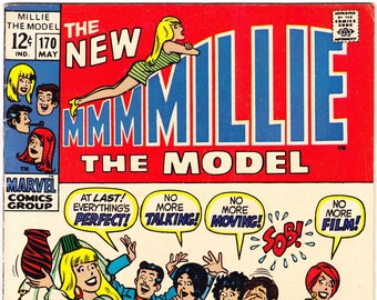 Millie the Model 170, Romance comics, Gifts, books. 1968 Marvel, VF (8.0)