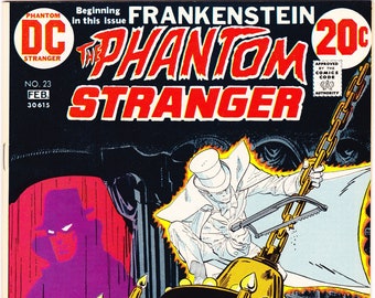 Phantom Stranger 23, 1st Frankenstein, Horror comic, Gifts books. 1973 DC Comics, NM- (9.2)