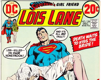 Lois Lane 128, Superman Comic, Book. 1972 DC Comics NM- (9.2)