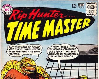 Rip Hunter Time Master 15 comic, Scifi book. 1963 DC Comics, VG (4.0)