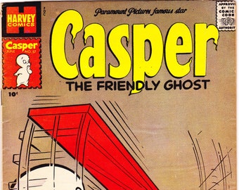 Casper il fantasma amichevole 57, regali di fumetti, libri. 1957 Harvey Comics, FN (6.0)