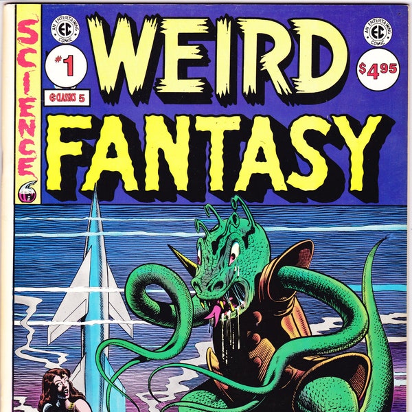 Weird Fantasy Comic, EC Comics Magazine, Space Horror Book, Pre-Code