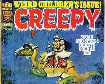 CREEPY Christmas Magazine 94, Horror book, 1977 Warren FN (6.0)