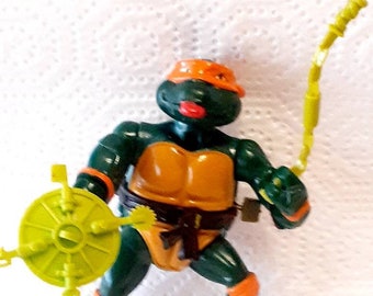 1989 TMNT Action Figures, Michelangelo, Teenage Mutant Ninja Turtles