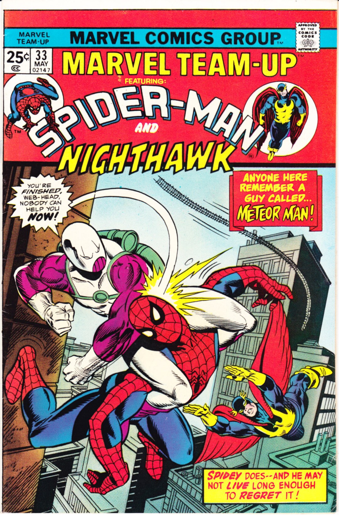 Marvel Team up 33 Comic, Spiderman Bronze Age Book, 1975, VF 8.0 - Etsy