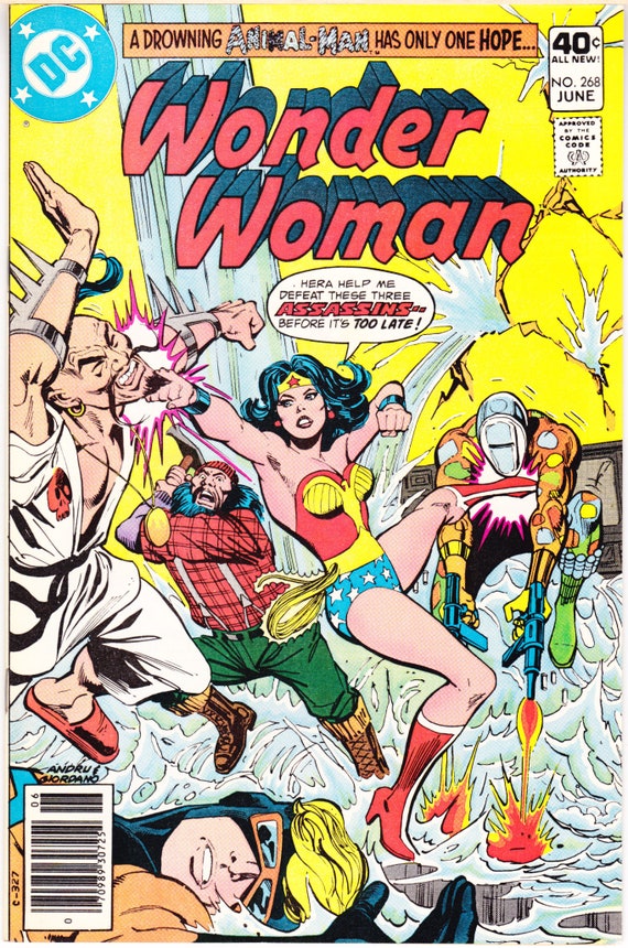 Wonder Woman 268 Comic Vintage Books 1980 Dc Comics Nm Etsy