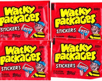 1986 BLUNDER BREAD Topps Wacky Packages Sticker 