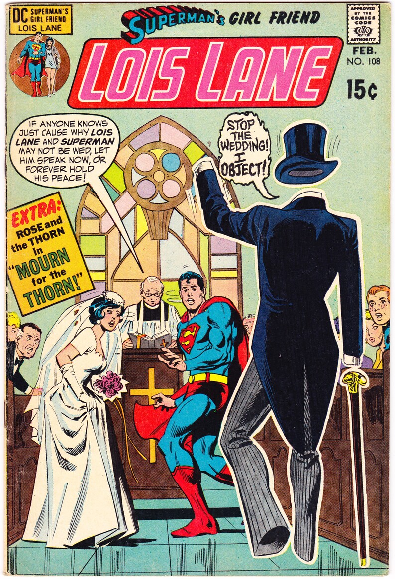 Lois Lane 108, Romance Comics, Superman Books. 1971 DC, FVF 7.0 image 3