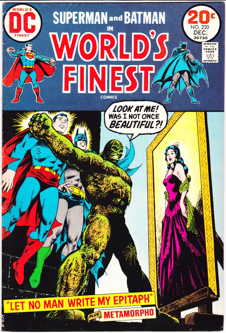 Worlds Finest 220 Comic Gifts Bronze Age Books. 1973 DC Etsy