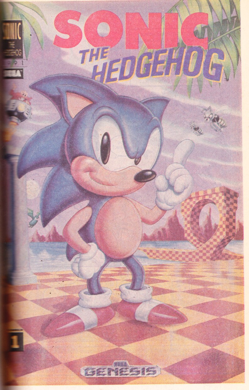 1st SONIC the Hedgehog Detective Comics 639 book 1991 DC | Etsy
