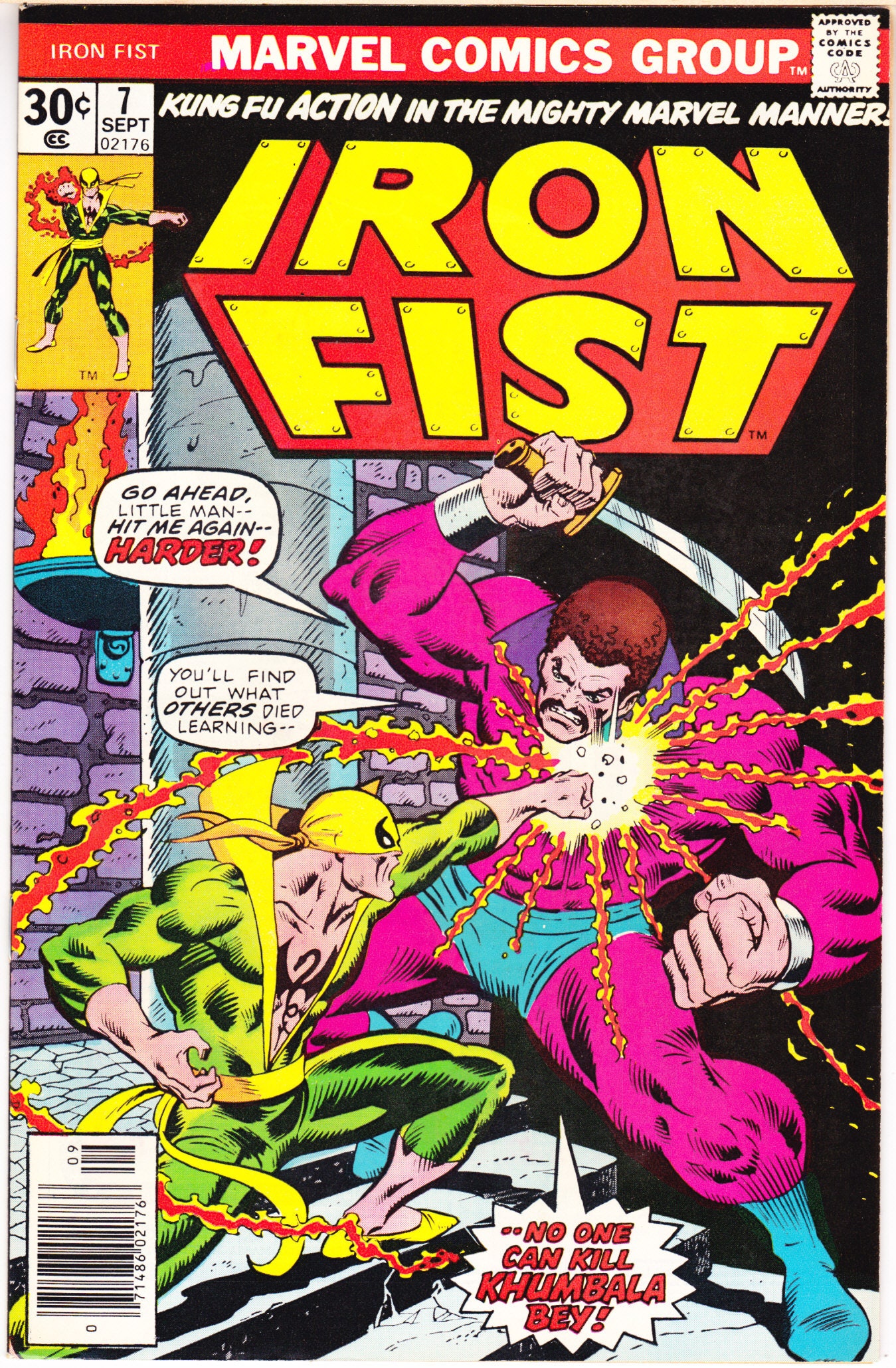 Iron Fist Vol 1 7 Vintage Bronze Age books. 1976 Marvel Etsy
