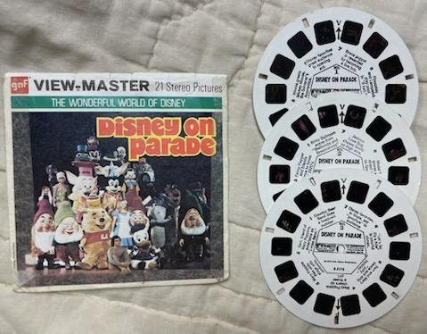 Disney on Parade Viewmaster Reels, View Master Complete, 1973