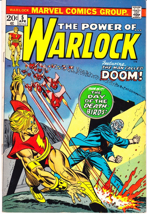 Warlock 5 Dr Doom Comic Bronze Age Book 1973 Marvel Vgfn Etsy