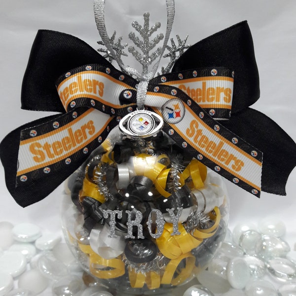 Personalized Pittsburgh Steelers Ornament