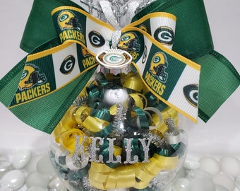 Personalized Green Bay Packers Ornament