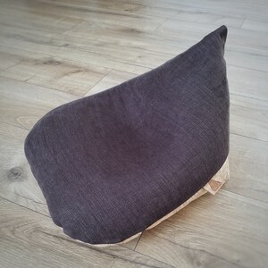 Original Irish Meditation Cushion Eco-friendly Organic Hemp Cork Leather & Buckwheat Hulls image 7