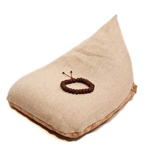 Original Irish Meditation Cushion Organic Hemp Cork Buckwheat image 3