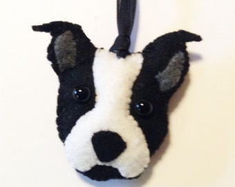 felt dog christmas ornaments