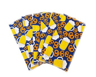 Handkerchiefs, Handkerchiefs Men, Gender Neutral Handkerchiefs, Flannel Handkerchiefs,Party Napkins,Reusable Tissues,Paperless Tissues MH681