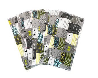 Handkerchief Women, Ladies Handkerchiefs, Set of 7, Flannel Handkerchiefs, Reusable Tissues, Cloth Handkerchiefs, Mothers Day Gift WH028