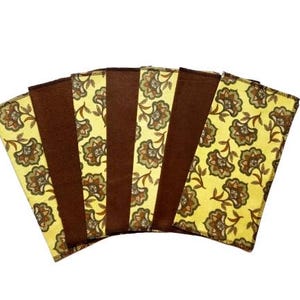 NEW,Handkerchief Women, Ladies Handkerchiefs, Set of 7, Flannel Handkerchiefs, Reusable Tissues, Cloth Handkerchiefs, Mothers Day Gift WH037