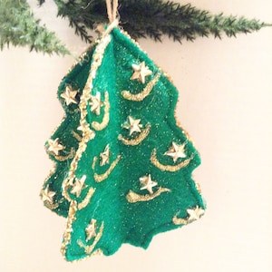 Christmas Ornaments, Felt Christmas Tree, Christmas Decoration, Felt Ornament, Christmas Decor, Felt Tree, Christmas Gift  CTO178