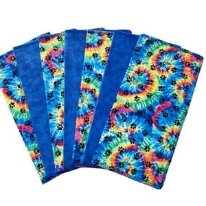 NEW,Handkerchief Women, Ladies Handkerchiefs, Set of 7, Flannel Handkerchiefs, Reusable Tissues, Cloth Handkerchiefs, Mothers Day Gift WH038