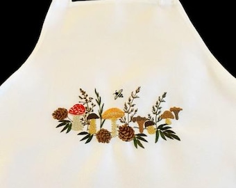Embroidered Kitchen, Unisex Polyester Apron, Hand Towels,  Apron and Hand Towels Set, House Warming Gift, Apron, Towels A116