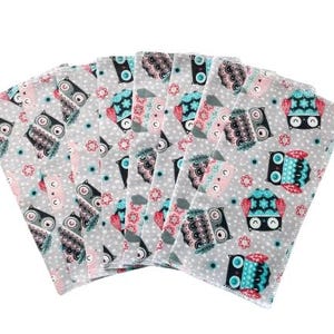 NEW,Handkerchief Women, Ladies Handkerchiefs, Set of 8, Flannel Handkerchiefs, Reusable Tissues, Cloth Handkerchiefs, Mothers Day Gift WH026