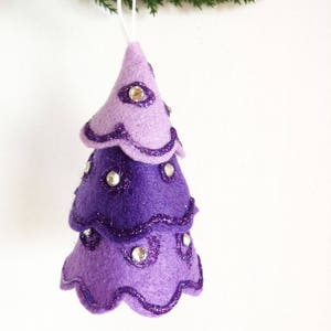 Christmas Ornaments, Felt Christmas Tree, Christmas Decoration, Felt Ornament, Christmas Decor, Felt Tree, Christmas Gift  CTO172