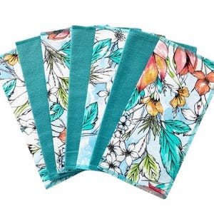 NEW,Handkerchief Women, Ladies Handkerchiefs, Set of 7, Flannel Handkerchiefs, Reusable Tissues, Cloth Handkerchiefs, Mothers Day Gift WH039