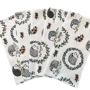 NEW,Handkerchief Women, Ladies Handkerchiefs, Set of 5, Flannel Handkerchiefs, Reusable Tissues, Cloth Handkerchiefs, Mothers Day Gift WH033