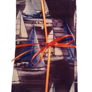 Cloth Napkins, Set of 4, Nautical Napkins, Mothers Day Gift, Sailboat Napkins, Napkins,Lunch Napkins,16”x16”,Birthday, Lunchbox Napkins N124