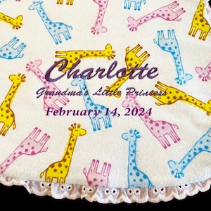 Burp Cloth, Personalized Burp Cloth, Baby Burp Cloth, Embroidered Baby Name, Burp Cloth with Name, Baby Gift, Monogram Baby Gift B51