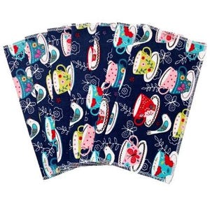 NEW,Handkerchief Women, Ladies Handkerchiefs, Set of 7, Flannel Handkerchiefs, Reusable Tissues, Cloth Handkerchiefs, Mothers Day Gift WH031