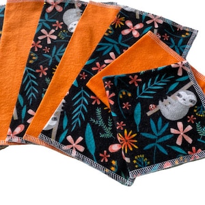Handkerchief Women, Ladies Handkerchiefs,Set of 10,Flannel Handkerchiefs, Reusable Tissues,Cloth Handkerchiefs,Mothers Day Gift WH001