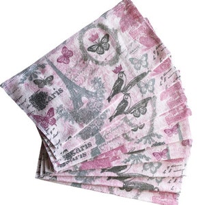 Handkerchief Women, Ladies Handkerchiefs, Set of 10,Flannel Handkerchiefs, Reusable Tissues, Cloth Handkerchiefs, Mothers Day Gift WH018