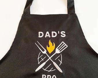 Apron, Fathers Christmas Gift, Embroidered Apron, BBQ Apron, Grilling Apron, Men's Apron, Unisex Apron, Kitchen Apron,Fathers Day Apron A104