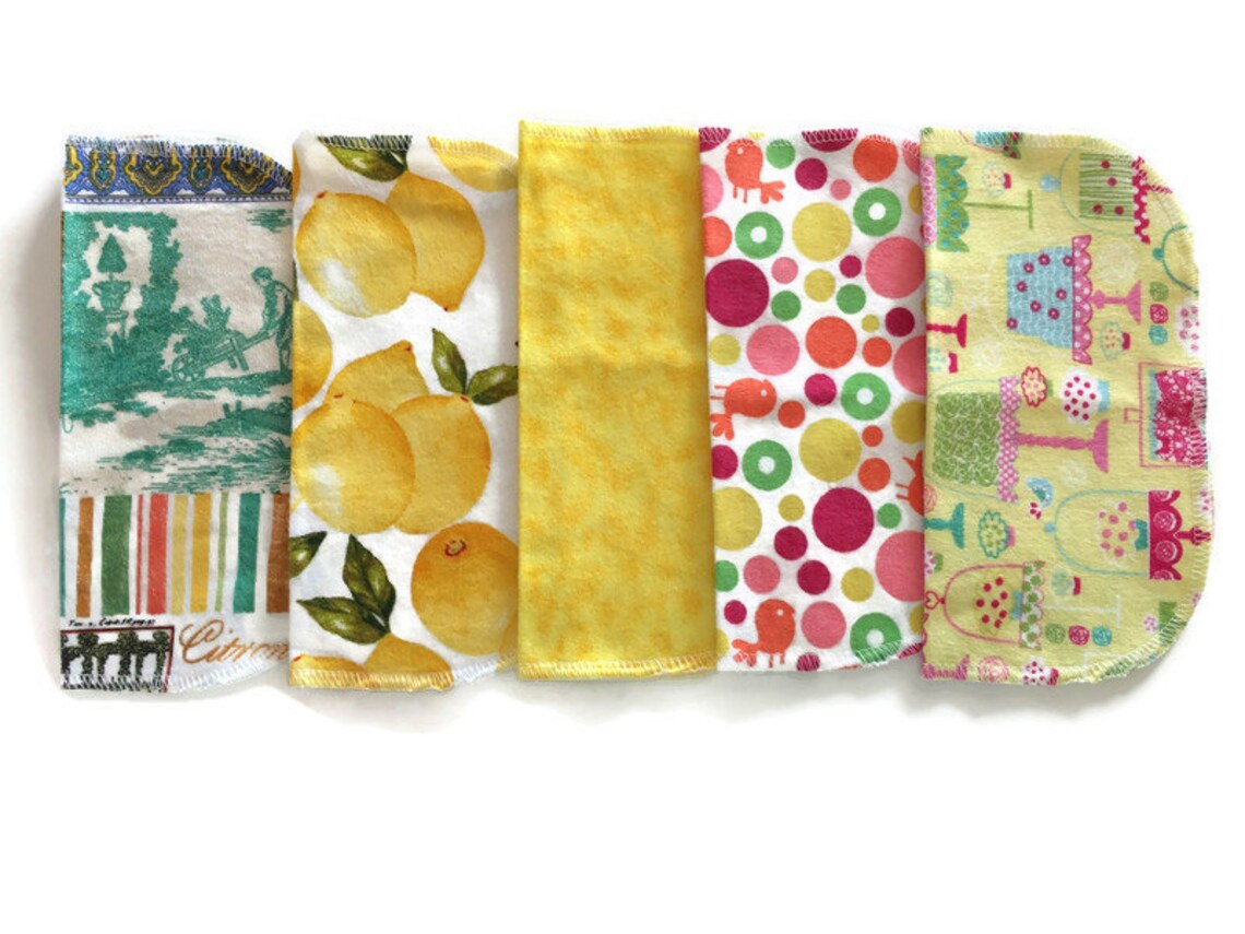 Cloth Napkins Reusable Flannel Napkins 20 Reusable Nonpaper Etsy