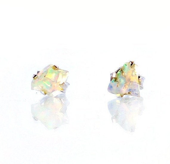 Opal Earrings in 925 Sterling Silver Studs Australian |