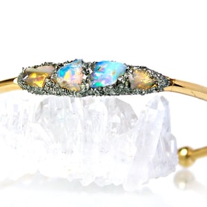 Raw Opal Jewelry Opal Bracelets Opal Jewelry October image 4