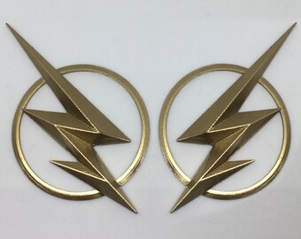flash emblem badge zoom kid flash reverse flash 3d etsy