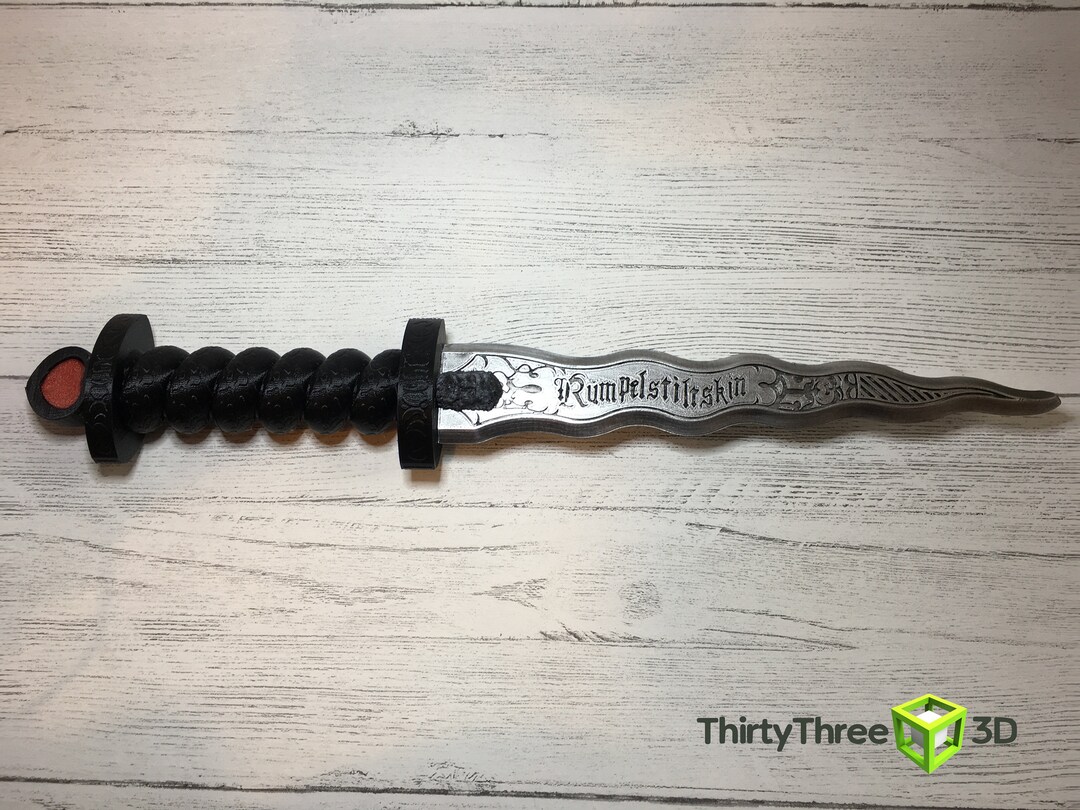 The Dark One Dagger, Rumpelstiltskin, 3D Printed, Unofficial Etsy