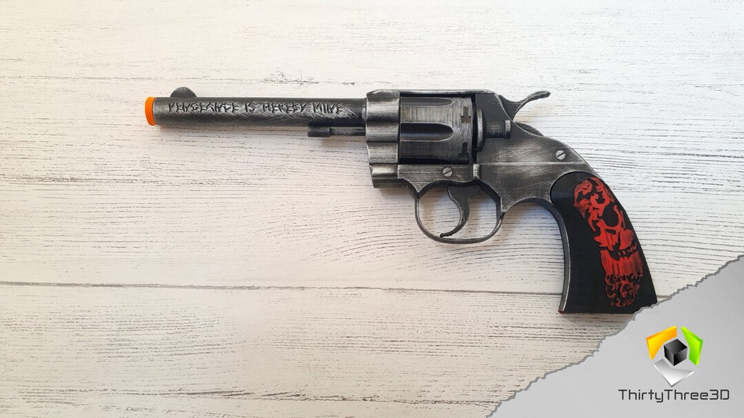 Buy Micah's Revolver RDR2 3D Printed Unofficial. Online in India - Etsy