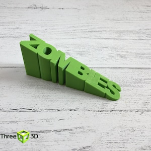 Personalised name door stop 3D printed