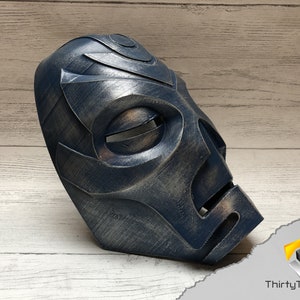 Skyrim Dragon Priest Masks, Wearable, 3D Printed, Unofficial. US Morokei Light Blue