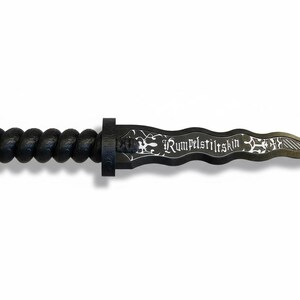 The Dark One Dagger, Rumpelstiltskin, 3D Printed, Unofficial US Black